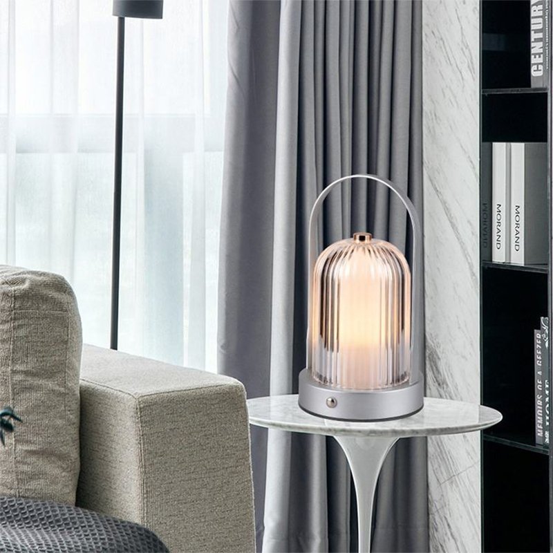 E27 Glass Table Lamp For Indoor