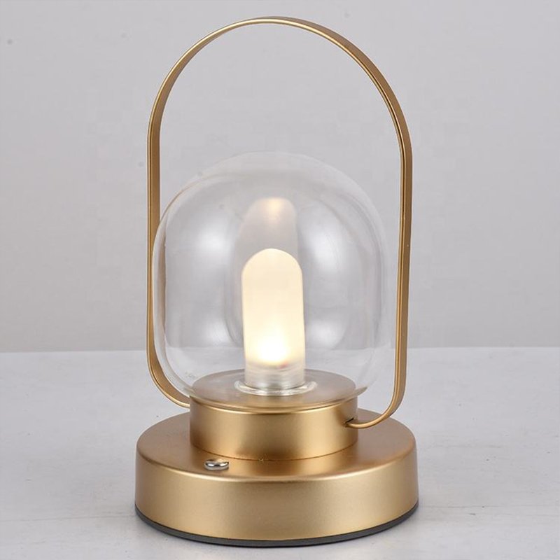 E27 Glass Table Lamp For Indoor