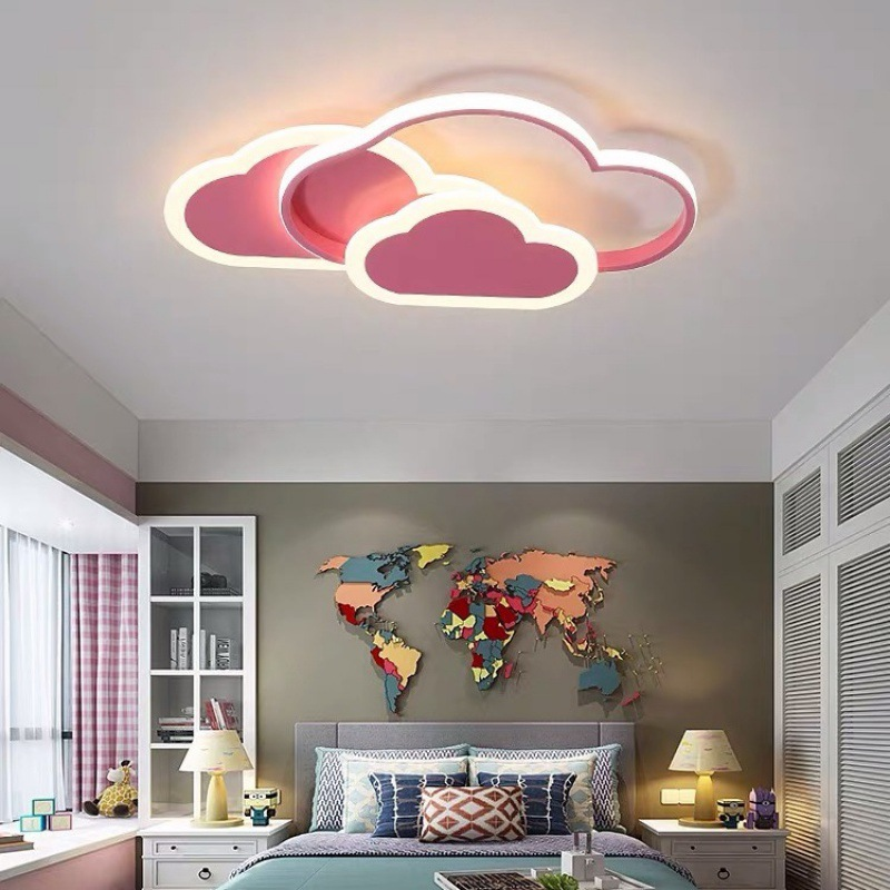 Cute Cloud Shape Led Ceiling Light For Bedroom