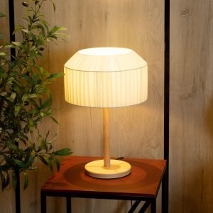 Wooden Table Lamp For Study Room