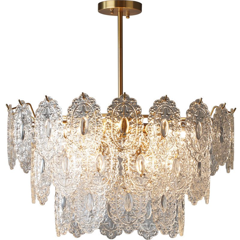 Modern Crystal Pendant Light For Living Room