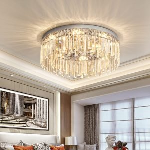 Luxury Crystal Ceiling Light For Living Room