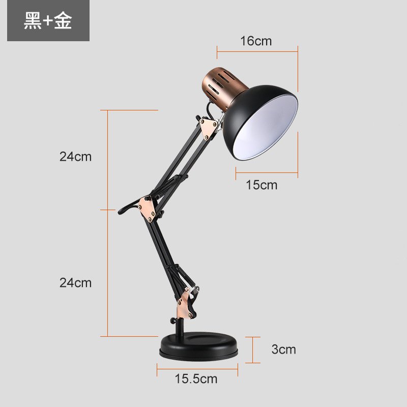 Classic Folding Desk Lamp For Reading 