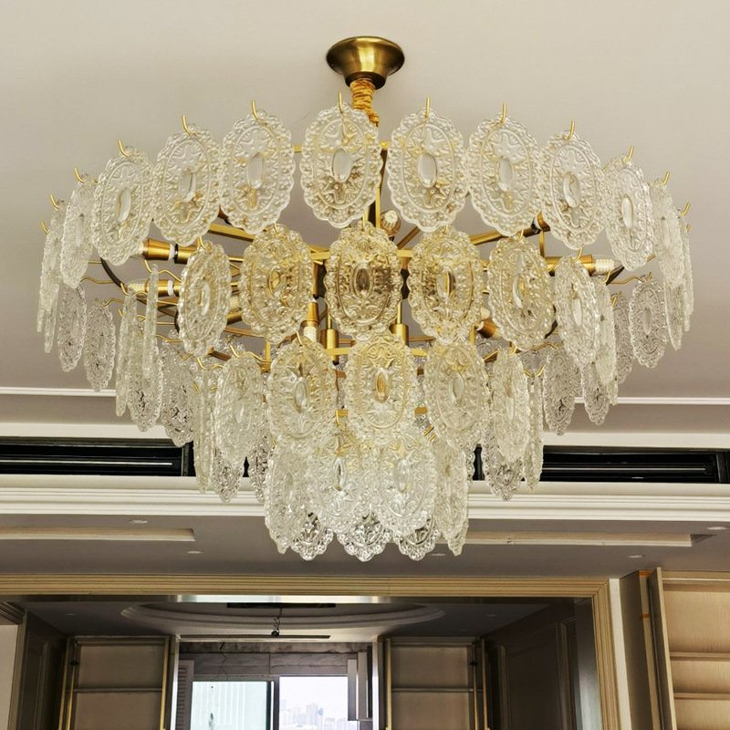 Modern Crystal Pendant Light For Living Room