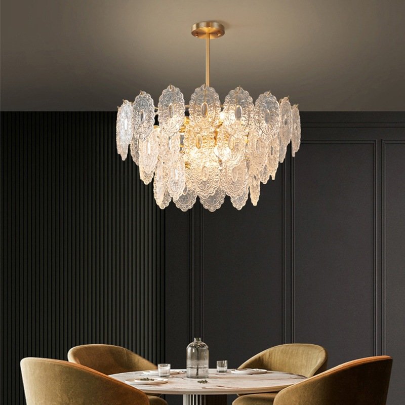 Modern Crystal Pendant Light For Living Room